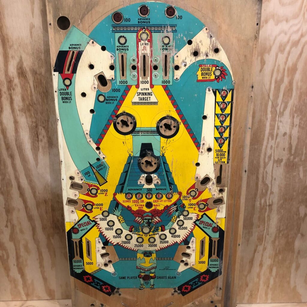 Aztec Pops Aztec - Tiltcycle - Upcycled Pinball Pop Art