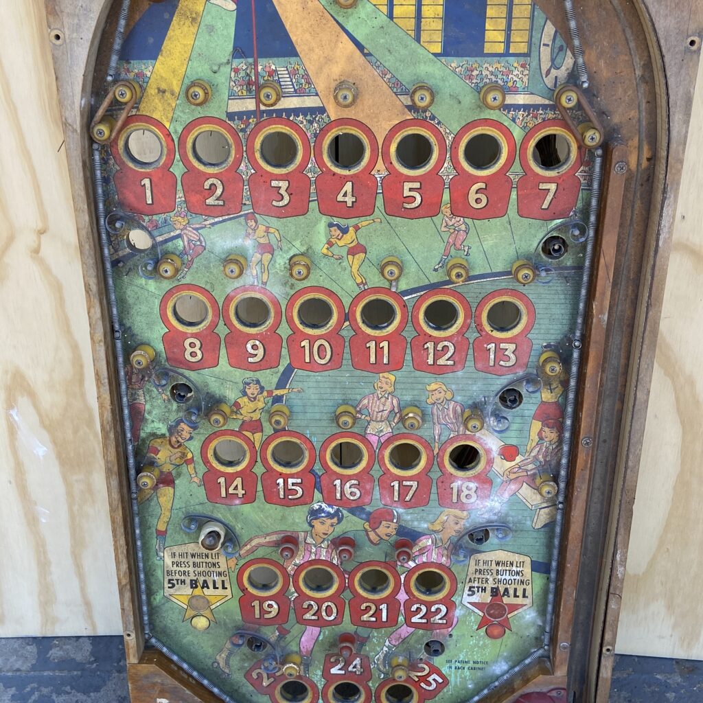 1960 Roller Derby Bingo Pinball